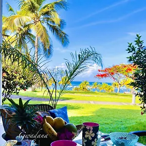 Accès Direct Plage, Magnifique Vue Mer, Gwanada à Pierre Et Appartement Sainte-Anne (Grande-Terre)